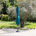 Parasol droit HAPUNA rectangulaire 2x3m bleu